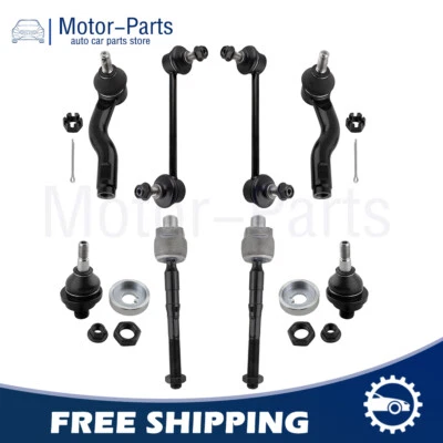 Kit de juntas esféricas Tierod dianteiras e traseiras 8 peças para Ford Fusion Mercury Milan - Imagem 1 de 4