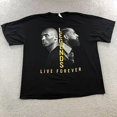 legends live forever t shirt Men’s 2XL Kobe Bryant Nippsy Hustle  - Image 1 of 4