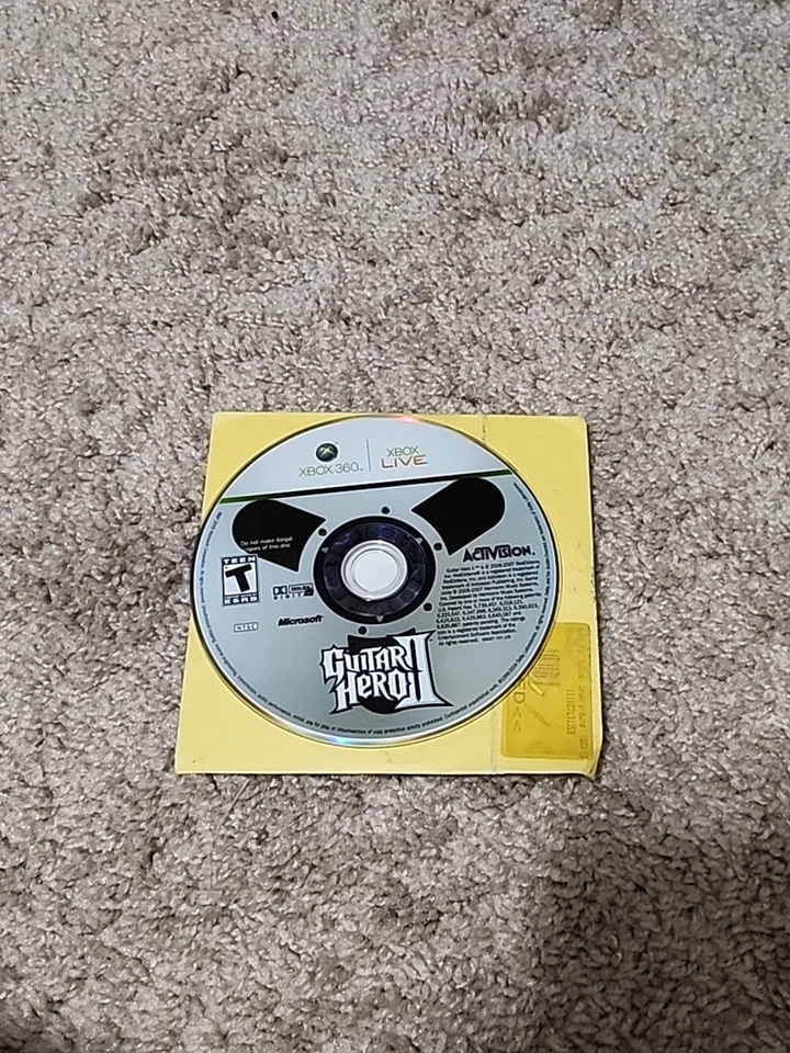 Guitar Hero 2 (Xbox 360, 2007) - Solo disco. Puede necesitar rejuvenecimiento.  Foto 1 de 1