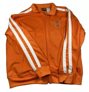 NWT VTG Deadstock Illinois University Full Zip Embroidered Warm Soft Unique XL - Picture 1 of 8