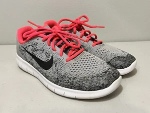 Nike Girls Free RN 2017 904258-001 Gray Running Shoes Sneakers Size 6Y - Picture 1 of 14