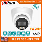 US Dahua 4MP Full Time Color IP Camera MIC POE IPC-HDW2439T-AS-LED-S2 2.8mm CCTV