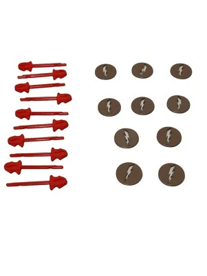 Imaginext Power Rangers Megazord 3D Printed Replacement Missiles and Discs - Image 1 of 2