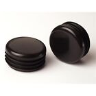 2x TIC INTERNAL CHAIR TIPS 4Pcs Round, Reduces Scratching/Noise BLACK 25 Or 32mm