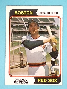 1974 Topps Orlando Cepeda Boston Red Sox #83 VG+ ⚾ - Picture 1 of 15