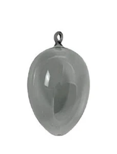 Kaheku Hänger ORA Ei grau, H 12,5 cm, Glas - Ostern, zum Hängen Osterei - Bild 1 von 1