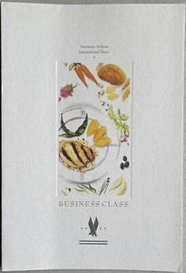 American Airlines International Business Class Menu Cover - Picture 1 of 1