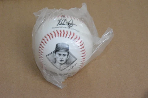 Nolan Ryan Baseball Souvenir Promotional Photo Ball MLB Cover