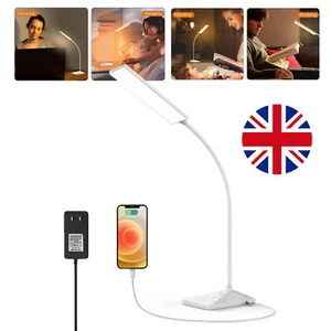 72 LED Desk Lamp Touch Control Light Eye-caring Aluminium Dimmable Bedside lamp - Picture 1 of 10
