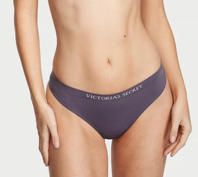 Victoria's Secret сексуальный бесшовный белье стринги трусики эластичный логотип S L XXL новый с Ярлыками - Изображение 1 из 4