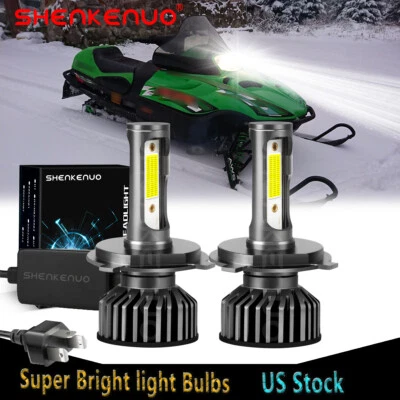 For Arctic Cat Proclimb M800 XF1100 XF800 F800 2X White LED Headlight Bulb 6000K - Image 1 of 4