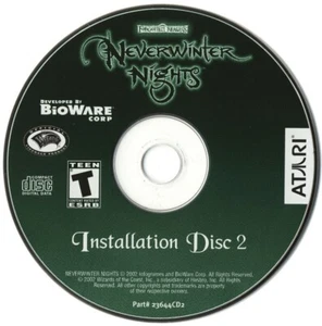 Neverwinter Nights (PC, 2002) Installation Disc 2 Disc Only - Picture 1 of 1