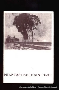 Programmheft Ballettabend Phantastische Sinfonie Komische Oper Berlin 1969 - Bild 1 von 1