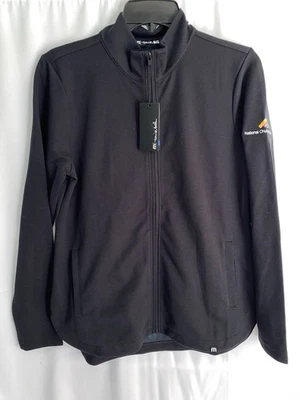 全新带标签 Travis Mathew Coveside 全拉链模拟领女式小号国家教堂标志 — 第 1/4 张图片