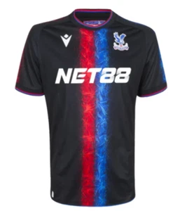 Macron Crystal Palace 2024 - 25 Auténtica Tercera Jersey - Negra - Imagen 1 de 9