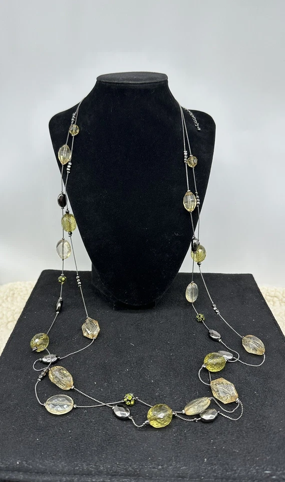 Colar longo e duplo fio Ny & Co - Imagem 1 de 4