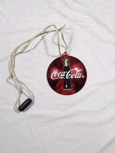 Coke Coca Cola 3d Lenticular Christmas Ornament Or Necklace - Picture 1 of 1