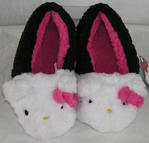 Mocasines de felpa Hello Kitty NEGROS DAMAS PEQUEÑOS 5-6 - Imagen 1 de 3
