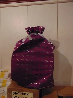 METROPAK XL Purple Gift Bag 28"x30"x9" Gusset NON-WOVEN Polypropylene reusable