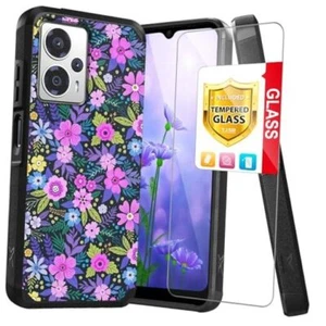 Compatible with Cricket Outlast 5G 2024 Case, AT&T Mystical Floral Boom - Picture 1 of 8