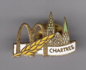 RARE PINS PIN'S .. MC DONALD'S RESTAURANT FRANCE VILLE CITY CHARTRES 28 ~20 - Picture 1 of 1