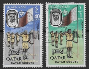 Qatar 1965 Scouts Top 2v SG60-61 usado fino - Imagen 1 de 1