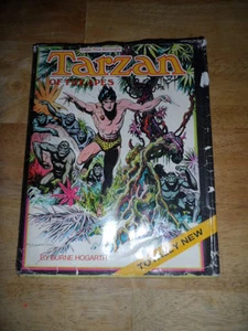 TARZAN OF THE APES HARDCOVER BOOK-1972 1st ED.-EDGAR RICE BURROUGHS-B.HOGARTH - Picture 1 of 12