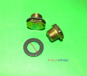 2x Gasket Plug Oil Pan Drain 18 mm For Toyota Many Model 90341-18057
