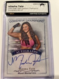 2016 Upper Deck Goodwin Champions Auto Miesha Tate #A-MT Auto