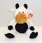 New TY Pluffies Cow GRAZER Plush Baby Soft Snuggle Toy 2002 Tylux MINT TAG P21