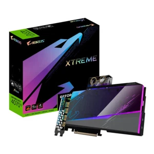 GIGABYTE AORUS GeForce RTX 4070 Ti 12GB Xtreme WATERFORCE Graphics Card - Picture 1 of 3