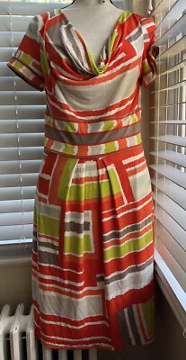 BCBG Maxazria 多色连身裙 M 码 — 第 1/4 张图片