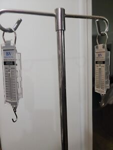 Drive Medical 13033 Economy Removable Top IV Pole with 2 Hooks And 2 Scales