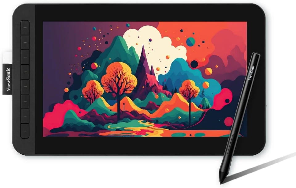 ViewSonic ID1230 Drawing Tablet Full HD 12" Display Screen Mac Windows BoxDD - Image 1 of 4