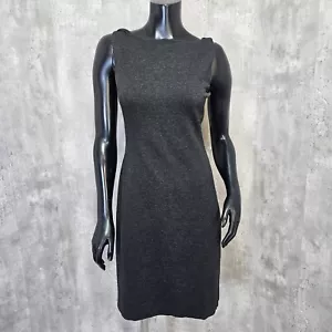 Abito tubino MM.Lafleur donna 8 Lydia senza maniche girocollo scollo barca grigio scuro - Foto 1 di 8