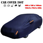 Full Car Cover for Outdoor Sun Dust Scratch Rain Snow Waterproof Breathable 190T