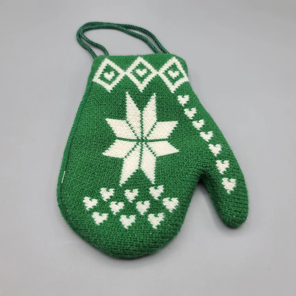 Cartera de cambio de ganchillo con cremallera verde manopla 7 x 5 1/4 pulgadas Foto 1 de 4