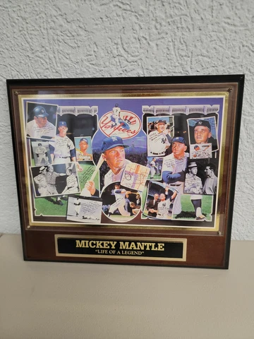NEW YORK YANKEES MICKEY MANTLE  LEGENDS PLAQUE Cover