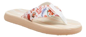 Sandalias informales con puntera chancla flores blancas Rocket Dog Adios para mujer - Imagen 1 de 7