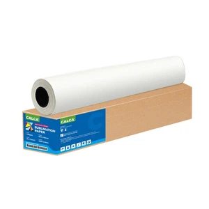 Tacky Sticky Apparel 100gsm 64in x 328ft Sublimation Paper Roll Transfer Paper - Picture 1 of 7