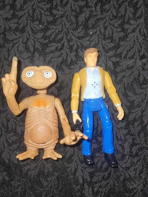 Vintage 2001 E.T. Lote de figuras exclusivas de Keyman extraterrestre y ET Toys "R" Us Foto 1 de 2