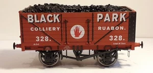 DAPOL SPUR O - 10T KOHLEWAGEN 328 MIT LADUNG - BLACK PARK COLLIERY, RUABON - Bild 1 von 9