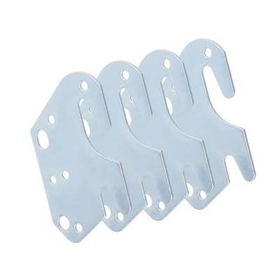 Placas de gancho de riel de cama de madera LC LICTOP para marco de cama, cabecero de soporte de montaje para... Foto 1 de 4