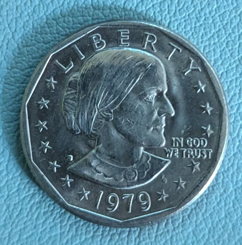1979 D Susan B Anthony DOLLAR COIN Circulated Cover