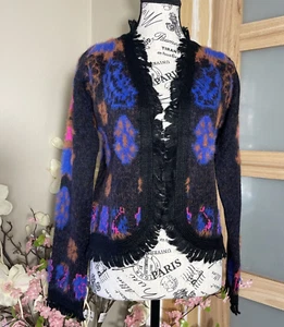 Allison New York Noa Fringe Cardigan Sweater NWT Women SIZE Small - Picture 1 of 10