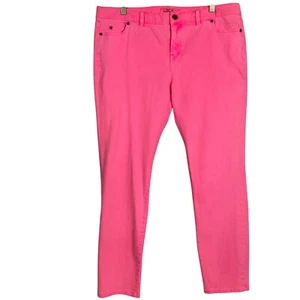 Neu ohne Etikett Vineyard Vines Highlighter rosa Jeans Damengröße 14, 5 Taschen, 2P0149 - Bild 1 von 9