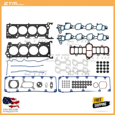 Fits Ford F150 Crown Victoria Mercury Mountaineer 4.6L SOHC Head Gasket Set Foto 1 de 4