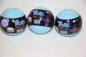 DREAMWORKS TROLLS WORLD TOUR PUZZLE PALZ 3D ERASER LOT OF (3) RANDOM CAPSULES - Picture 1 of 3