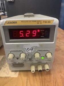 Leader 718-3D Regulated DC Power Supply (18V, 3A) - Picture 1 of 5