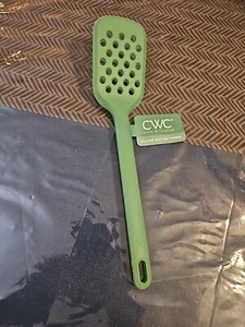 CWC Silicone Slotted Turner Spatula Green Cook With Color Kitchen Utensil - Picture 1 of 3